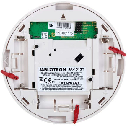 Jablotron Jablotron JA-151ST Draadloze brand- en hitte detector met sirene