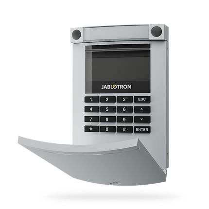 Jablotron JA-154E-GR, Contrôleur sans fil, LCD et RFID Gris