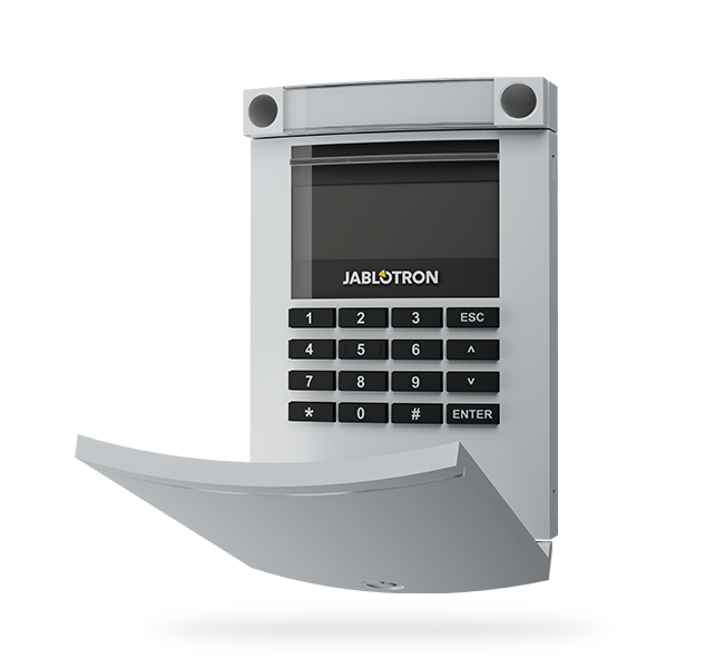 Jablotron Jablotron JA-154E-GR, Contrôleur sans fil, LCD et RFID Gris