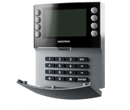 Jablotron Jablotron JA-155E-GR, Draadloos bediendeel met viersegmenten toetsenbord, LCD en RFID lezer