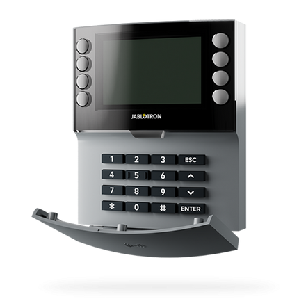 Jablotron Jablotron JA-155E-GR, Wireless controller with four-segment keypad, LCD and RFID reader