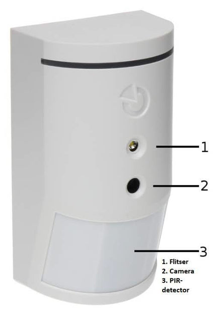 Jablotron JA-160PC Détecteur de mouvement PIR sans fil avec caméra photo intégrée