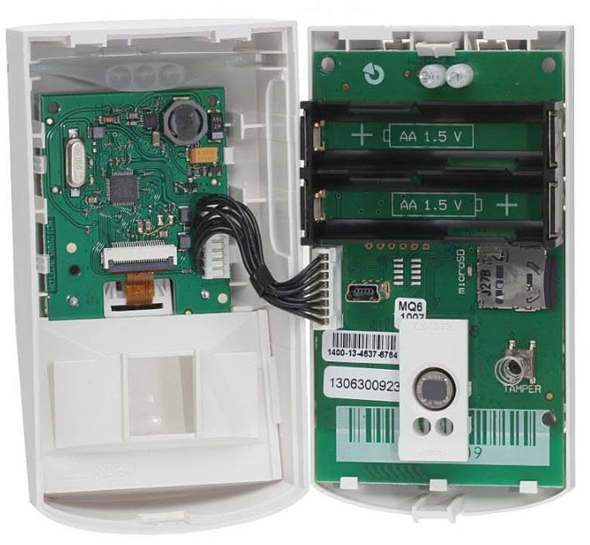 Jablotron JA-160PC Détecteur de mouvement PIR sans fil avec caméra photo intégrée