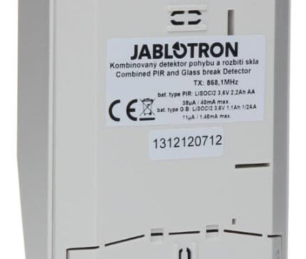 Jablotron Jablotron JA-180PB Détecteur de bris de glace et PIR sans fil