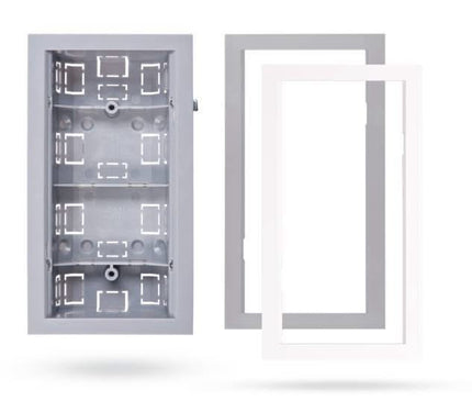 Jablotron Jablotron JA-193PL-F-M-G, grauer Rahmen tbv Einbaukasten drahtlos Designline PIR