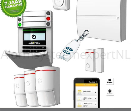 Jablotron Jablotron JA103KR without GSM module + LAN Wireless alarm system KIT (C)