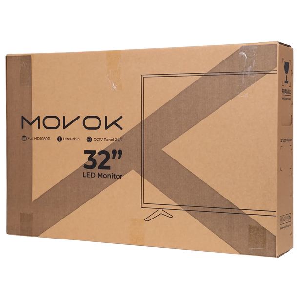Movok Full HD LED monitor 32 inch met 2 speakers
