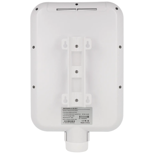 Movok Movok 6 Poorts PoE Gigabit Buiten Switch, IP65 4x PoE, 2x Uplink