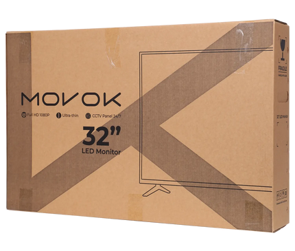 Movok Movok Moniteur LED Full HD 32 pouces avec 2 haut-parleurs