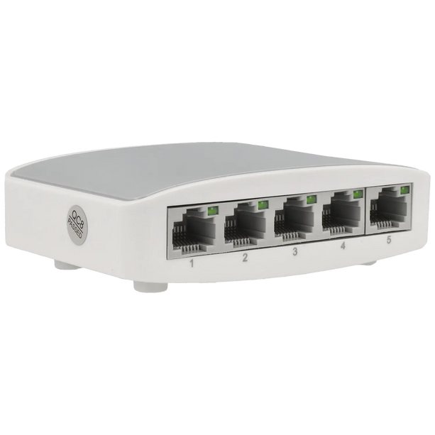 Movok Movok VK-SWITCH-05N-G, 5 Poorts Switch zonder PoE