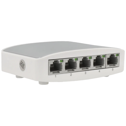 Movok Movok VK-SWITCH-05N-G, 5-Port Switch ohne PoE