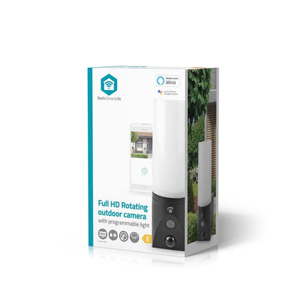 Nedis Nedis 2Mp SmartLife WiFi Camera (draaibaar) voor buiten met geïntegreerde Led Lamp