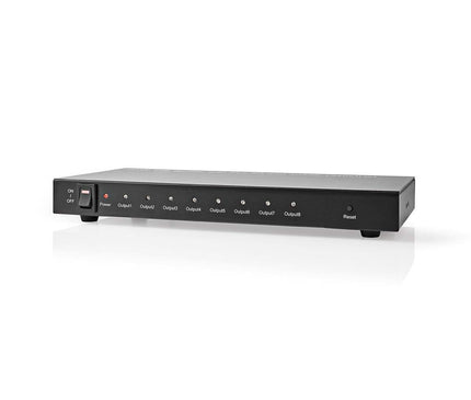 Nedis Nedis 8-Poorts HDMI splitter 8x HDMI Output 4K@30Hz 3.4 Gbps Metaal Antraciet