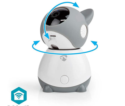 Nedis Nedis Draaibare SmartLife Camera voor Binnen, kinder/baby monitorcamera