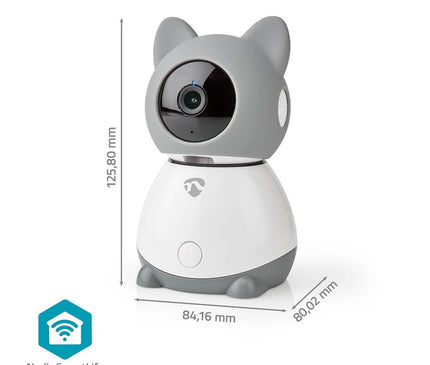 Nedis Nedis Draaibare SmartLife Camera voor Binnen, kinder/baby monitorcamera