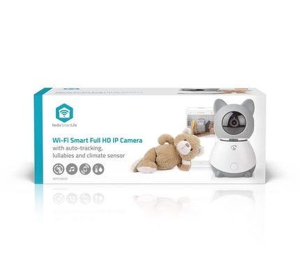 Nedis Nedis Draaibare SmartLife Camera voor Binnen, kinder/baby monitorcamera