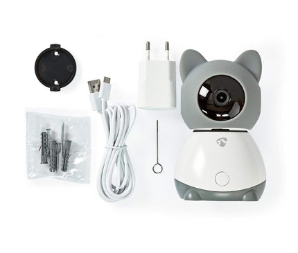 Nedis Nedis Draaibare SmartLife Camera voor Binnen, kinder/baby monitorcamera