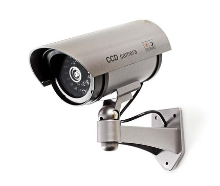 Nedis Nedis Caméra de sécurité factice Bullet IP44 Argent