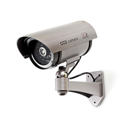 Nedis Nedis Caméra de sécurité factice Bullet IP44 Argent