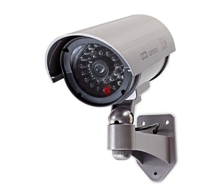 Nedis Nedis Caméra de sécurité factice Bullet IP44 Argent