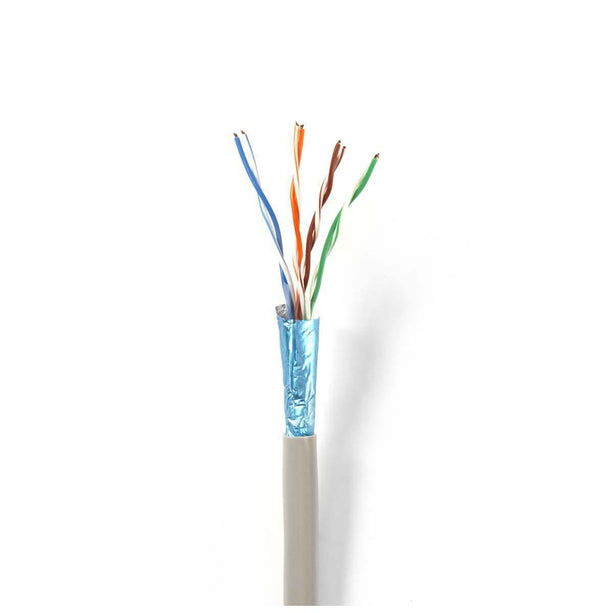 Nedis Nedis Network cable CAT6 F/UTP, 50 mtr on reel, 100% copper, Solid cores