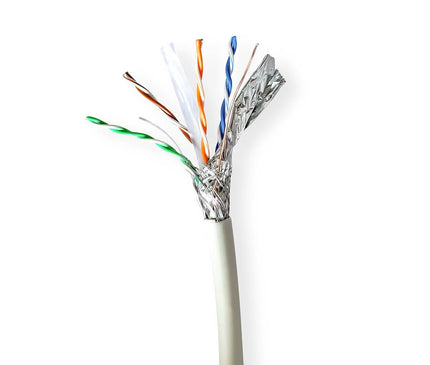 Nedis Nedis Netwerkkabel CAT6A  S/FTP, 305 mtr op rol, 100% koper, Solid aders