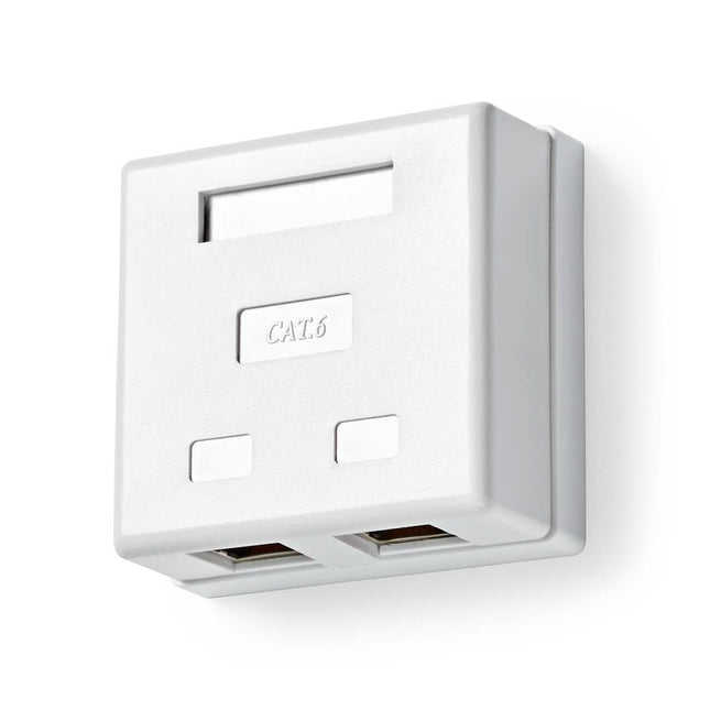Nedis Nedis Surface-mounted Network Wall Box White