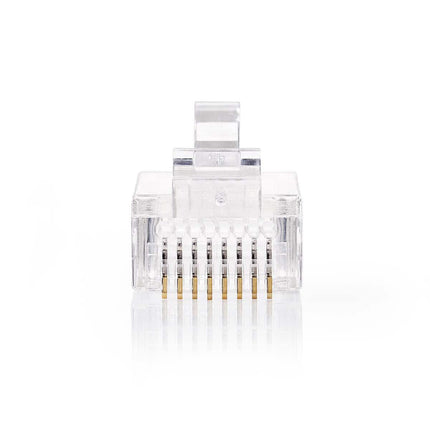 Nedis Nedis Connecteur RJ45 CAT5 UTP Pass Through 10 pièces pour conducteurs flexibles (toronnés)