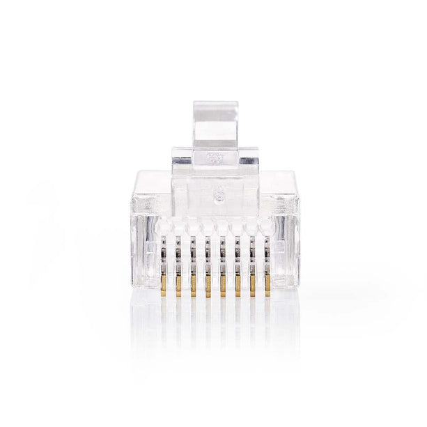 Nedis Nedis RJ45 Connector CAT5 UTP Pass Through Solid 10 stuks (stugge aders)