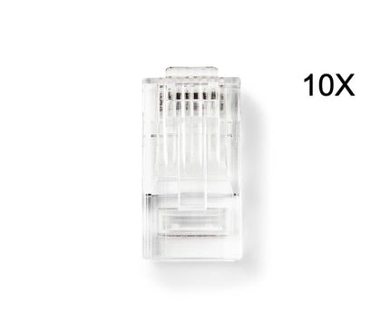 Nedis Nedis RJ45 Connector CAT5e , Verguld 10 Stuks, Solid Ader