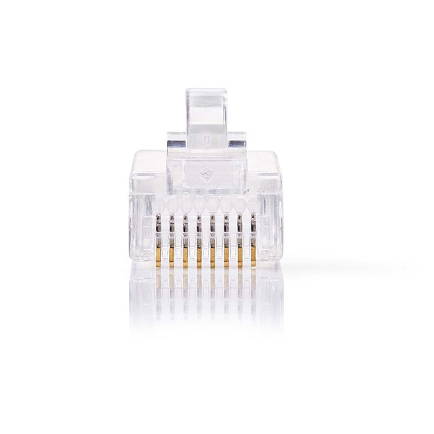 Nedis Nedis RJ45 Connector CAT5e , Gold-plated 10 Pieces, Solid Conductor