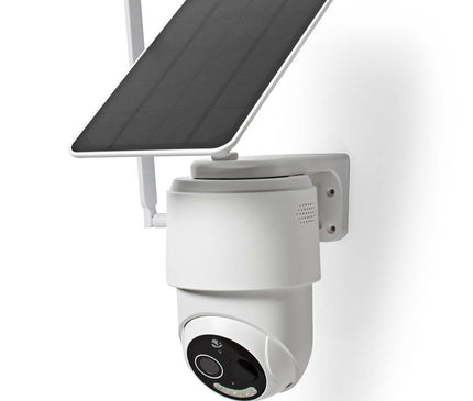 Nedis SmartLife 4G Caméra PTZ pour l'extérieur avec panneau solaire et batterie
