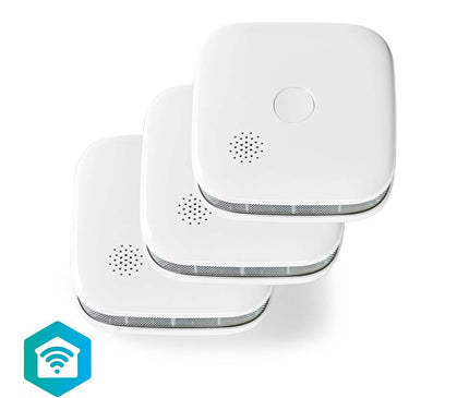 Nedis Nedis SmartLife Rookmelder set van 3 stuks incl. vervangbare batterijen