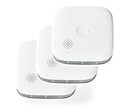 Nedis Nedis SmartLife Rookmelder set van 3 stuks incl. vervangbare batterijen