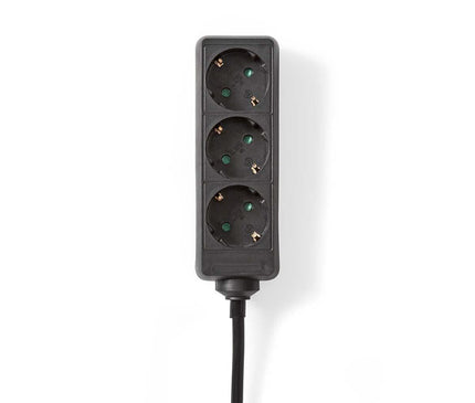 Nedis Nedis Stekkerdoos met randaarde, 16 A, 3-wegs, 3m