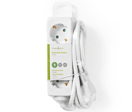 Nedis Nedis Stekkerdoos met randaarde, 16 A, 3-wegs, 3m