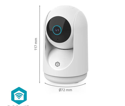 Nedis Nedis Wi-Fi Smart IP Camera HD Pan Tilt Function
