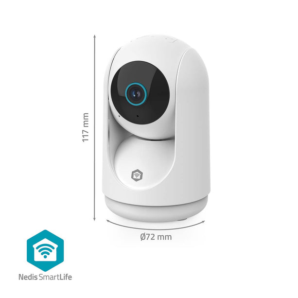 Nedis Nedis Wi-Fi Smart IP-Camera HD Pan Tilt Functie