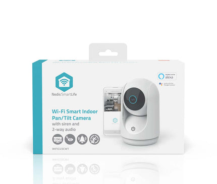 Nedis Nedis Wi-Fi Smart IP Camera HD Pan Tilt Function