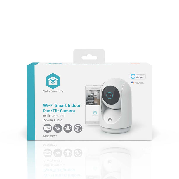 Nedis Nedis Wi-Fi Smart IP-Camera HD Pan Tilt Functie