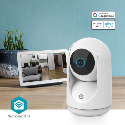 Nedis Nedis Wi-Fi Smart IP-Camera HD Pan Tilt Functie