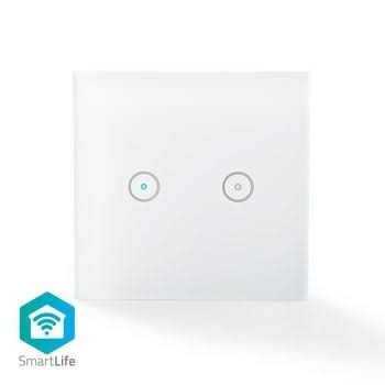 Nedis Nedis Wi-Fi smart lichtschakelaar | Dubbel