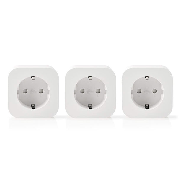 Nedis Nedis Wi-Fi Smart-Stekker | Schuko Type-F | 10 A | 3-Pack