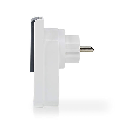 Nedis Nedis Wi-Fi Smart Plug for Outdoor | Splashproof | IP44 | Consumption Monitor | Schuko Type F | 16 A