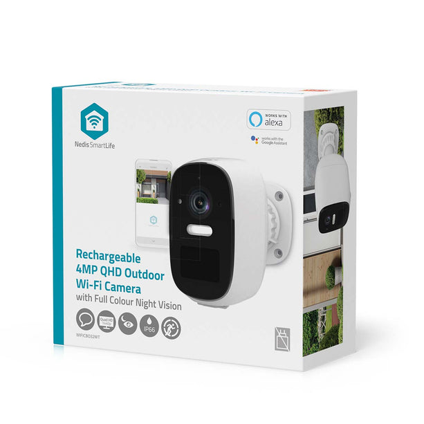 Nedis Nedis Wi-Fi Smartlife 4MP Outdoor IP Camera Waterproof