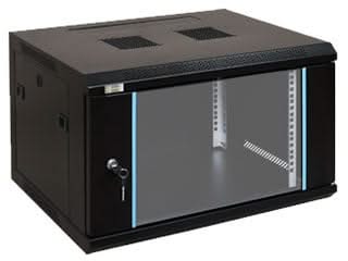 Pulsar RW664, baie de brassage 19" Montage mural 6U 450mm de profondeur Entièrement assemblé