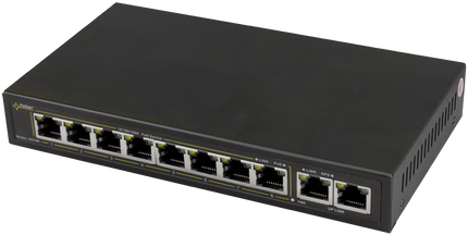 Pulsar Pulsar SG108WP 8xPoE+ 2x uplink Gigabit switch 120W t.b.v Pulsar kast