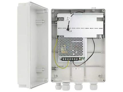 Pulsar Pulsar SWSH120 ABS Kast IP56 met 52VDC/120W voeding t.b.v. PoE switch