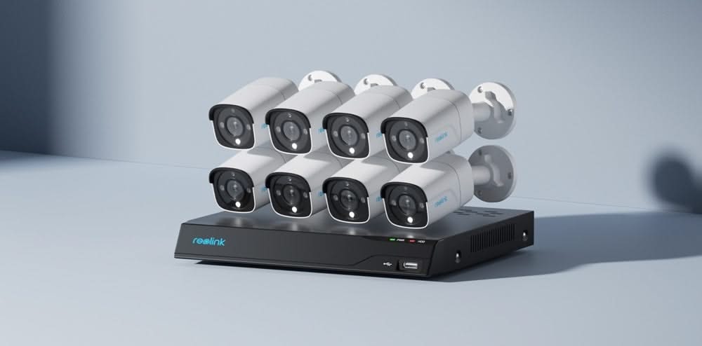 Reolink NVS16-12MB8, 12MP PoE Cameraset met 24/7 opnemen