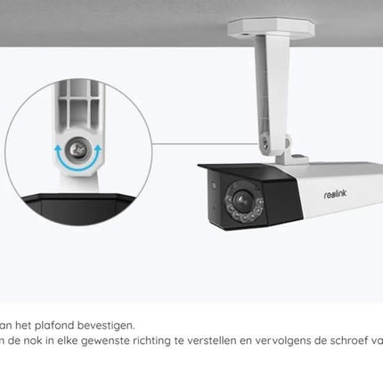 Reolink P730, 4K Dual-lens camera met 180° kijkhoek met PoE
